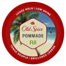 Oude Spice Fiji -pomade voor mannen losse houd lage glans heren haarstyling 2.22 oz