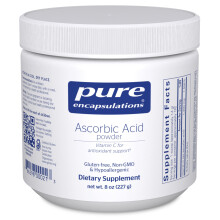 Pure Encapsulations Ascorbinsäure-Pulver | Hypoallergenes Vitamin C für Antioxidantien-Support | 227 g