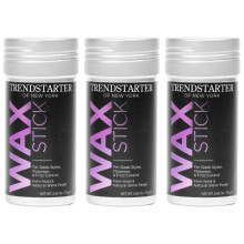 TRENDSTARTER - HAARWAXSTICK (75 g) (pak van 3) - Frizz Control - Flyaway Control - Stevige fixatie en natuurlijke glansafwerking - Doordrenkt met