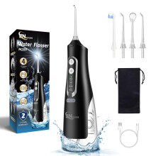 FLOSS DENTALE ACQUA CORDIRE IRRIGATORI ORALE JNGOODS 310 ml FLOSS ACQUA RICARICABILE PER I DEETH IPX7 MODE IRRIGATURA A MODE IRROAT IRGATURA CON 4 TI