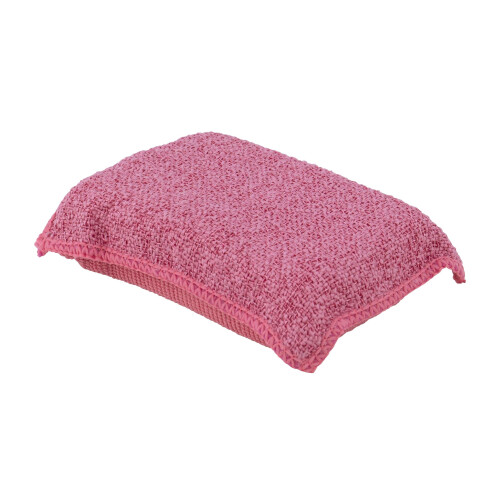 Esponja de esfregar de microfibra milagrosa, vermelha, poder de esfrega extra, esponja de cozinha, pia, panela e loua, super absorvente e de sec 1