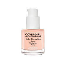 COVERGIRL Clean Fresh Color Correcting Serum – Feuchtigkeitscreme, Primer, Vegan, Light, 30ml