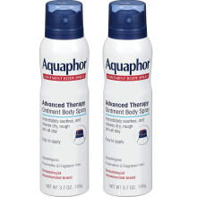 Aquaphor Ointment Body Spray - terfuktar och lker torr grov hud - 3,7 oz. Sprayburk 2-pack