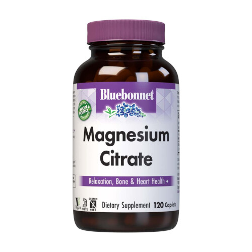 Bluebonnet Nutrition, Magnesiumcitrat, 120 Kapseln
