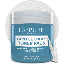 Witch Hazel & Centella Denn tonerov poltrky - 100 Ct | Hydratacn peeling a pce o pry Korejsk pce o plet Jemn bez alkoholu s glycerinem pr