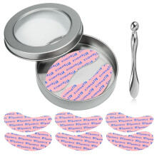 Viigunence Under Eye Patches Silicone 3 Pairs Reusable Under Eye Patches With Metal Eye Cream Applicator Reusable Under Eye Mask Eye Pad For Mi