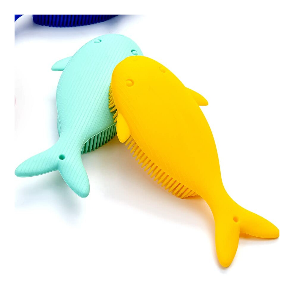 Penepico Premium Sensory Brush For Kids Or Autism Soft Silicone Body Scrubber 2 In 1 Sensory Room Occupational Therapy Sensory Brushes Silicone Loofah Pet