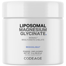 Codeage, Liposomales Magnesium Glycinat Pulver, Ungeschmackt, 3 oz (85,2 g)