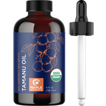 100 % reines Bio-Tamanul  Kaltgepresstes Tamanul aus biologischem Anbau fr die Haut- und Haarpflege  Jungfrau, unraffiniert, gentechnikfrei, veg