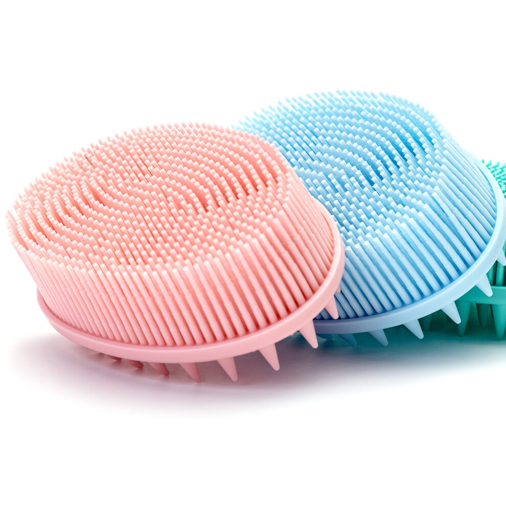 Penepico Premium Sensory Brush For Kids Or Autism Soft Silicone Body Scrubber 2 In 1 Sensory Room Occupational Therapy Sensory Brushes Silicone Loofah Pet