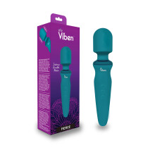Viben Fierce Wand Massager | Personal Body Vibrator for Therapeutic Massage | Premium Silicone Travel Size Stimulator | USB Rechargeable Waterpro