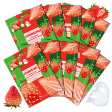 WENJLYJ 10-teiliges Gesichtsmasken-Set, feuchtigkeitsspendende Tuchmasken, feuchtigkeitsspendende Gesichtsmaske, Geschenkset fr Frauen, Mutter, Ehef