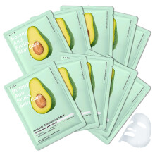 WENJLYJ 10-teiliges Gesichtsmasken-Set, feuchtigkeitsspendende Gesichtsblattmaske, feuchtigkeitsspendende Gesichtsmaske, Hautpflege (I)