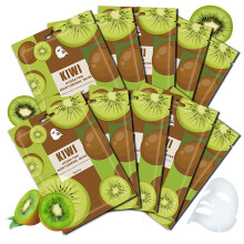 WENJLYJ 10-teiliges Gesichtsmasken-Set, feuchtigkeitsspendende Tuchmasken, feuchtigkeitsspendende Gesichtsmaske, Geschenkset fr Frauen, Mutter, Ehef