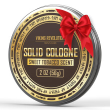 Viking Revolution Sweet Tobacco Mens Solid Cologne Men 2 Oz - Men Solid Perfume Cologne for Men - Balm Cologne for Mens Cologne Balm Travel Colog