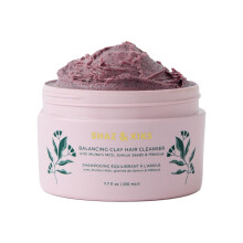 SHAZ & KIKS Balancing Clay Hair Cleaner | Bezsulftov rozjasnujc ampon pro vechny typy vlasu | Posilnete koreny a omezte vypadvn vlasu pomoc