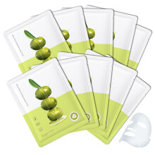 WENJLYJ 10-teiliges Gesichtsmasken-Set, feuchtigkeitsspendende Gesichtsblattmaske, feuchtigkeitsspendende Gesichtsmaske, Hautpflege (A)