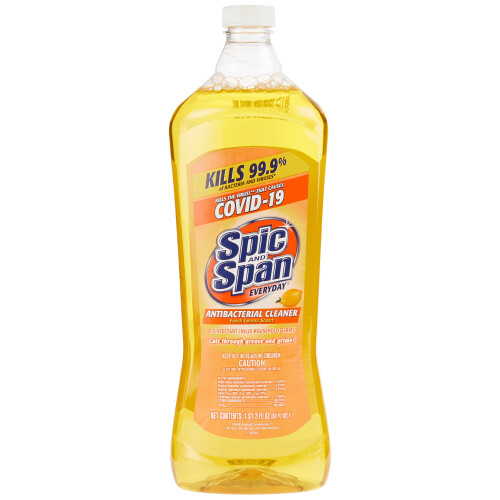 Spic And Span Lemon Antibacterial Pourable  34 Fl Oz (17879636941)