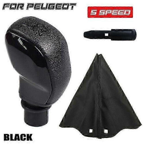 Pommeau De Levier De Vitesses Chromé Brillant - Pour Peugeot 106, 206, 306, 406 5 Vitesses