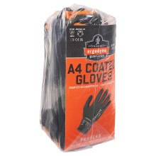 Ergodyne ProFlex 7042 Cut Resistant Work Gloves ANSI A4 Contact Heat Resistant Sandy Nitrile Coated Palms 18g Aramid Green Medium US