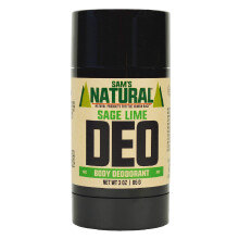 Sams Natrliches Deodorant Salbei-Limette Aluminiumfreies DEO Keine Phthalate, Parabene, Sulfate oder Farbstoffe Hergestellt in New Hampshire