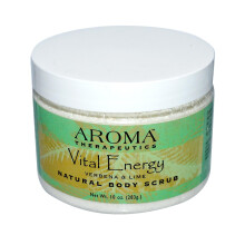 Esfoliante Corporal Natural Aroma Therapeutics Vital Energy - Verbena & Lima
