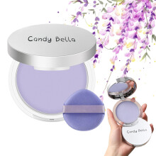 Matte Foundation Powder Jelly Fixacn pudr s Mini Puff Bezpudrov Oil Control Face Pressed Powder vytvr dlouhotrvajc hedvbne rozmazan vodeodoln