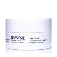 NassifMD Detox Pads Facial Radiance Pads Glykolsyrepuder Ansigtseksfolierende puder Salicylsyreservietter Facial Scrub Pads BHA AHA Pads Resurfac