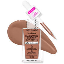 mokr n divok Bare Focus Skin Tint 5 % obohacen niacinamidem Sestaviteln Jemn Lehk Kryc Prirozen zriv Finish Hyaluronov a vitaminov Hydrat