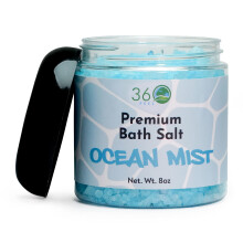 360Feel Ocean Mist Badzout - Natuurlijke Scrub - Verjongende Exfoliator voor Alle Huidtypes - Aromatherapie Bad