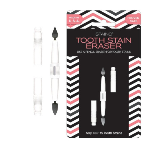 Staino Tooth Stain Eraser Dental Tool - 2 Erasers/Unit