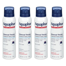 Aquaphor Ointment Body Spray - terfuktar och lker torr grov hud - 3,7 oz. Sprayburk 4-pack