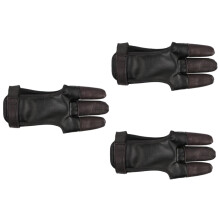 3pcs Adjustable Glove for Archery Archery Equipmentfinger Tab Reusable and Sturdy Shooting Glove