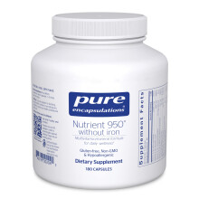 Pure Encapsulations Nutrient 950 ohne Eisen | Ergänzung zur Unterstützung von Herz, Immunsystem, Zellen, Knochen, Hormonen, Kohlenhydraten