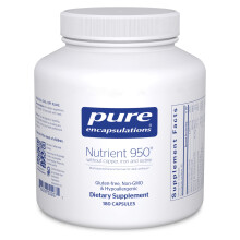 Encapsulaciones puras Nutrientes 950 sin hierro de cobre y yodo | Antioxidante Multivitamina y suplemento mineral para apoyar las funciones ptimas d