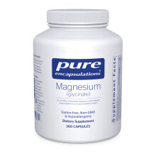 Pure Encapsulations Magnesium (Glycinate) - Supplement to Support Stress Relief Sleep Heart Health Nerves Muscles and Metabolism* - with Mag
