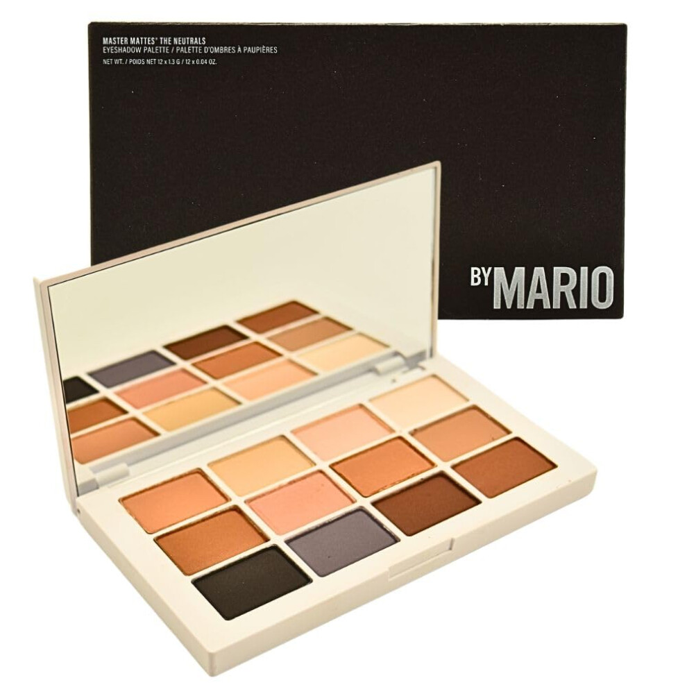 Makeup By Mario Master Mattes Eyeshadow Palette - The Neutrals  0.65 Ounce (Pack of 1)-image-OPC-PHXSKKS-NEW