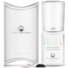 Dlux Professional Eyash Extension Co per professionisti - Conservazione di 9 settimane 1 sec Tempo di asciugatura in lattice SEMI permanente Individu