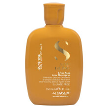 Alfaparf Milano Semi di Lino Sunshine Sulfatfreies Shampoo  After Sun Shampoo  Chlorschutz  Sonnen- und Sonnenschutz  vegane Formel  fr glnzen