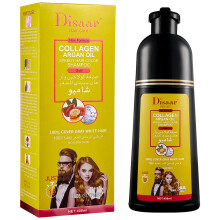 DISAAR Beauty Speedy Haarfarben-Shampoo, deckt 100 % graues, weies Haar ab, einfach zu verwenden, langanhaltend, 400 ml/13,53 fl.oz (Gold)