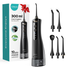 COSLUS FLOSS ACQUA CORDIRE E POLLO DENTALE PER BRACE DEETH GUMS CARE - Impostazioni avanzate a 10 pressione per pi utenti Portili ricaricabili per v