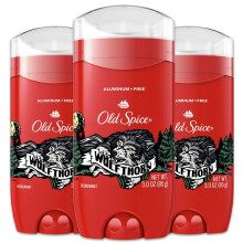 Old Spice Aluminiumfreies Deodorant fr Mnner Wolfthorn 48 Std. Schutz je 3 oz, 3er-Packung