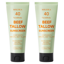 Tallow Sunscreen  Sunscreen for Face  Beef Tallow for Skin  Reef Safe Travel Sunblock Grass-Fed Natural for All Skin Type Deep Hydration Moisturi