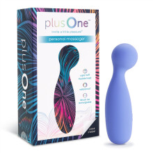 plusOne Persoonlijke vibrator-stimulator 10 vibratie-instellingen Waterdicht Lichaamsveilig siliconen Ultra-hyginisch USB-oplaadbaar voor dames