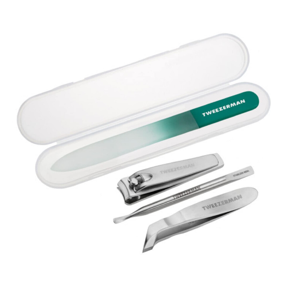 Twezerman Tweezerman Emerald Shimmer Nail Care Set