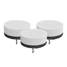 Conjunto de limpeza de almofada de esponja de espuma Dirt Devil, 3 peas de esponjas de 3,5 """" para uso em espelhos de vidro, madeira dura e mais