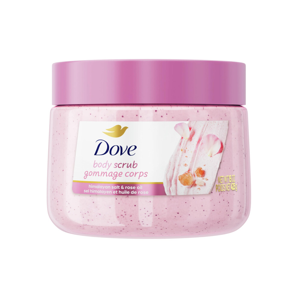 Colombe Cream Dove Himalayan & Rose Body Scrub Exfoliates And Deeply Nourishes For Smooth Radiant Skin 15Oz