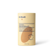 HiBAR Deodorant ohne Kokosnuss und Vanille natrliches Deodorant ganztgiger Schutz mit Sonnenblumenkernwachs, Reiskleie und Sheabutter fre