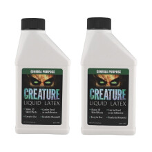 Creature Liquid Latex 2 Pack - CLEAR - Professionelle specialeffekter til generelle forml til Halloween Vampyr Monster Zombie Makeup og Dress up