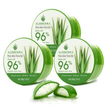 Aloderma Bio-Aloe-Vera-Gel fr das Gesicht, hergestellt innerhalb von 12 Stunden nach der Ernte, 96 % reines Aloe-Vera-Gel fr Haut, Kopfhaut und Haa